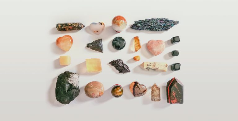 Twenty three Various beautiful crystals