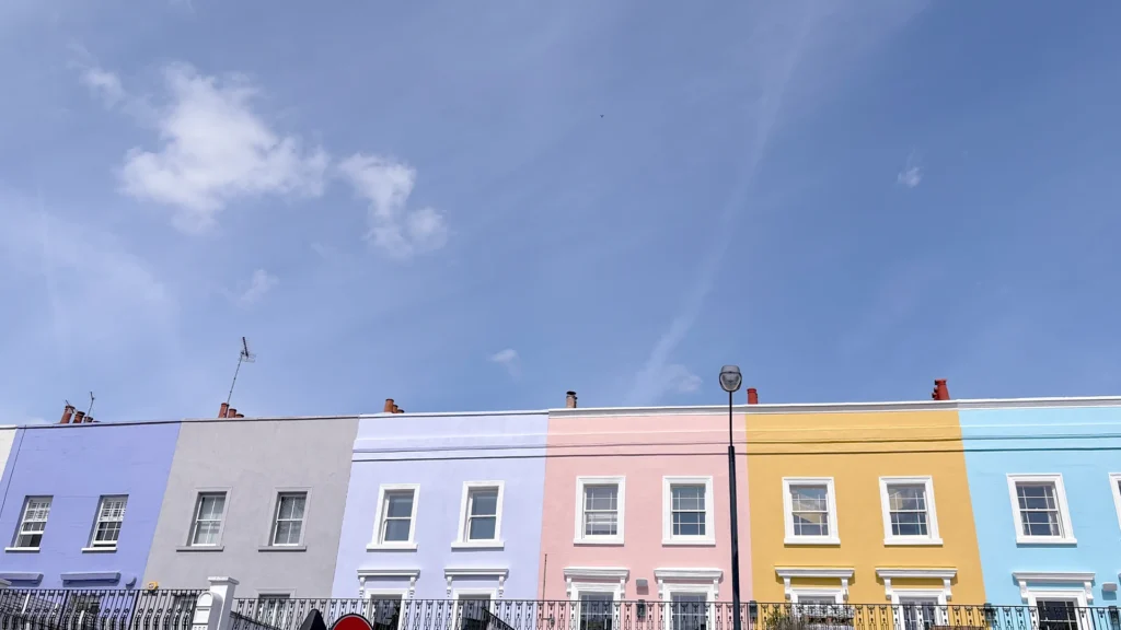 Each building has its own distinctive brand colours and characters, as well as its own branded shop.